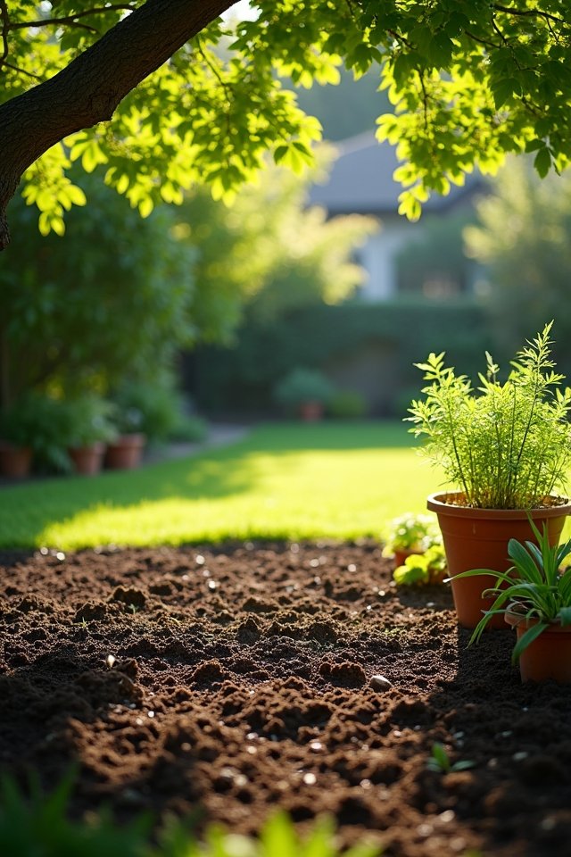 sunny spot and well drained soil