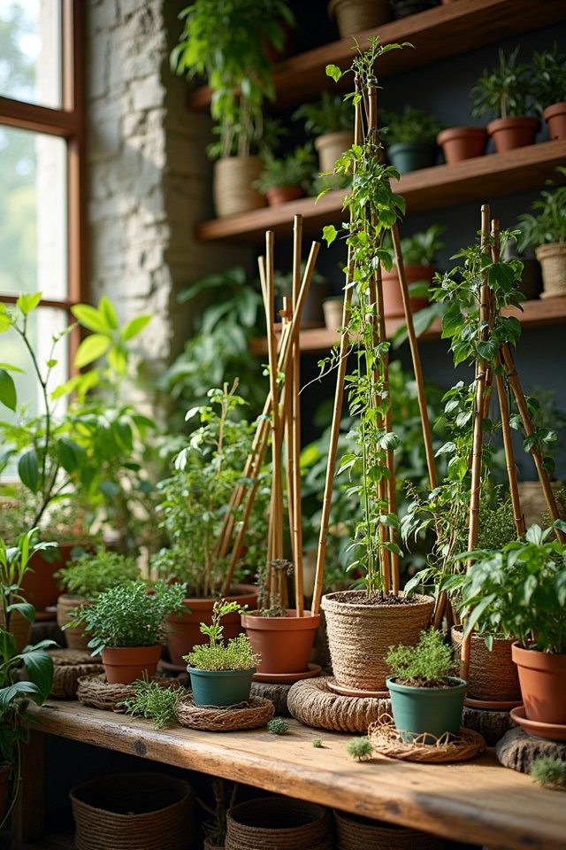 support structures for plants