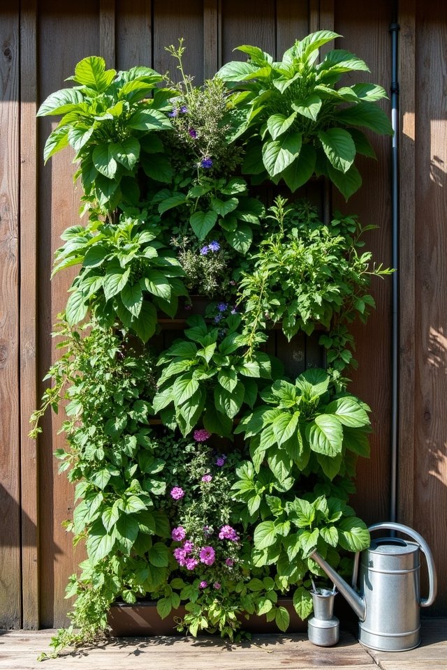 thriving vertical garden maintenance