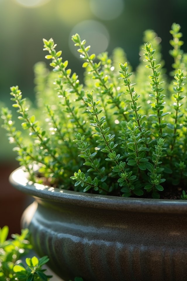 thyme enhances shaded gardens