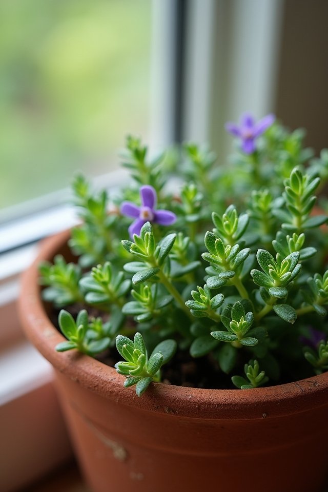 thyme flavorful indoor herb