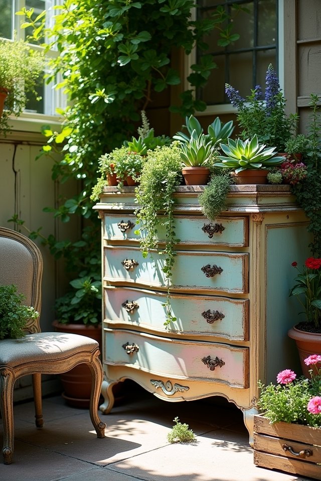 transform old furniture creatively
