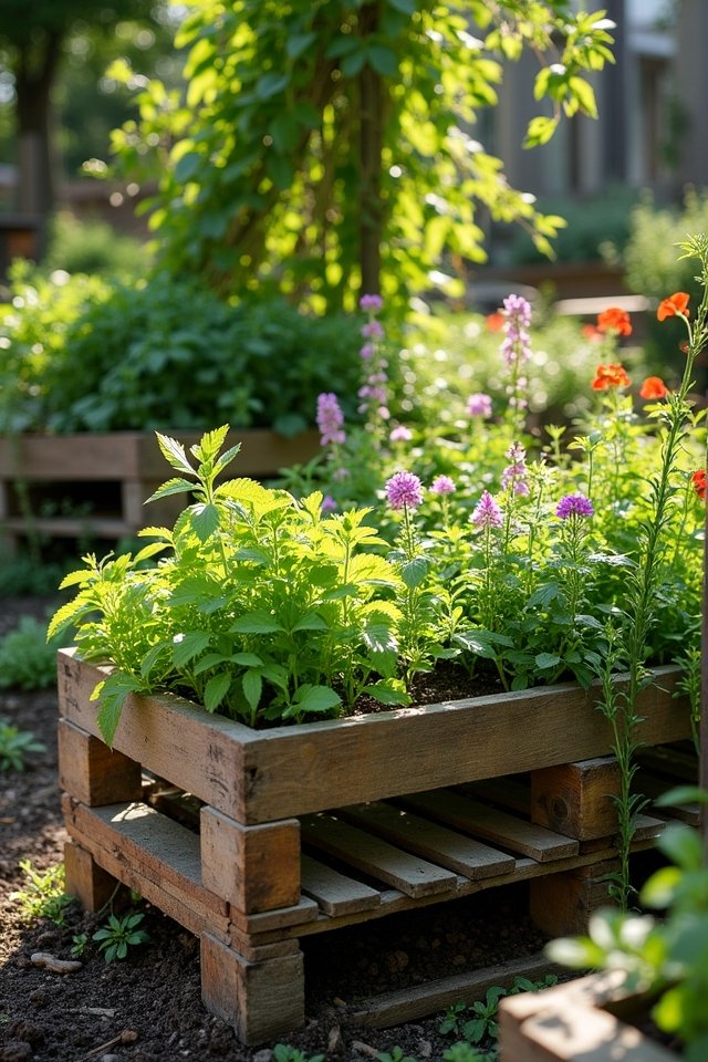 transform pallets into planters