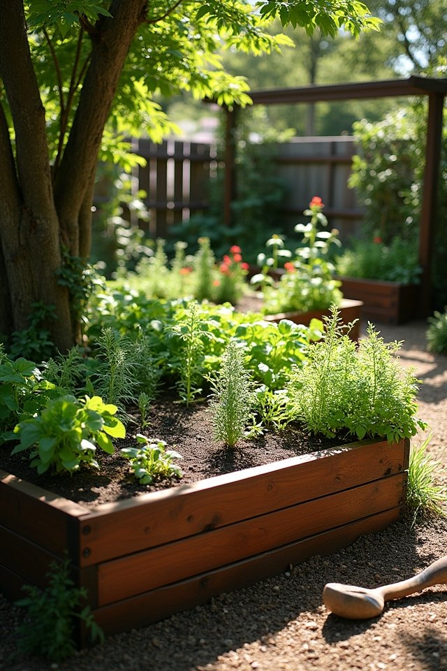 u shaped raised bed gardening