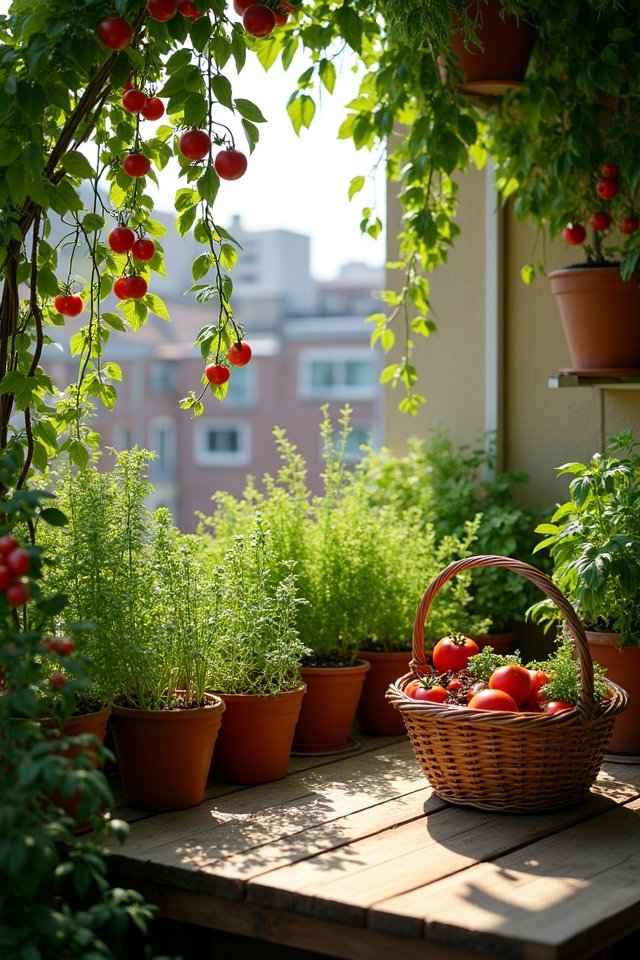 urban balcony edible garden