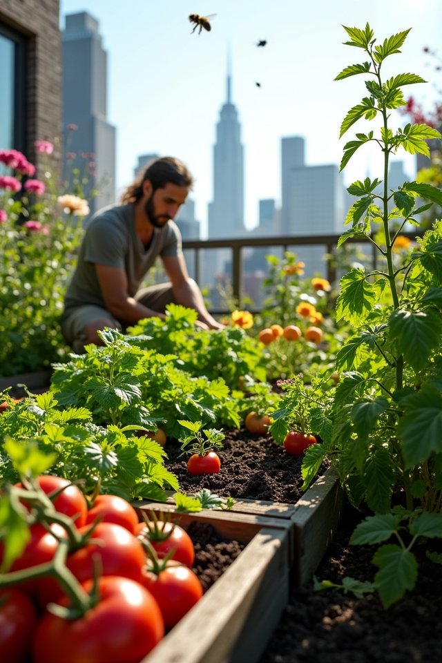 urban organic gardening benefits