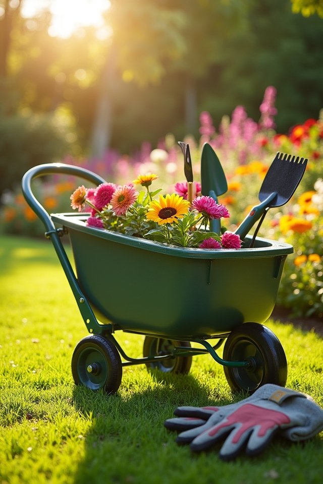 user friendly garden cart features