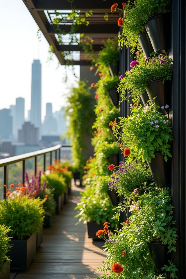 vertical garden balcony transformation