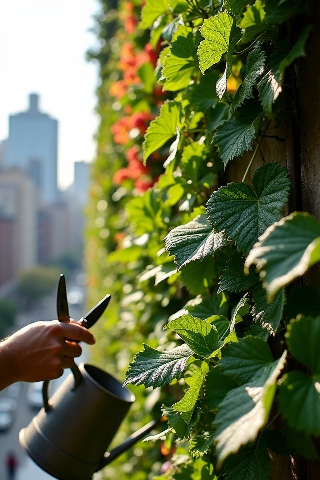 vertical garden maintenance tips