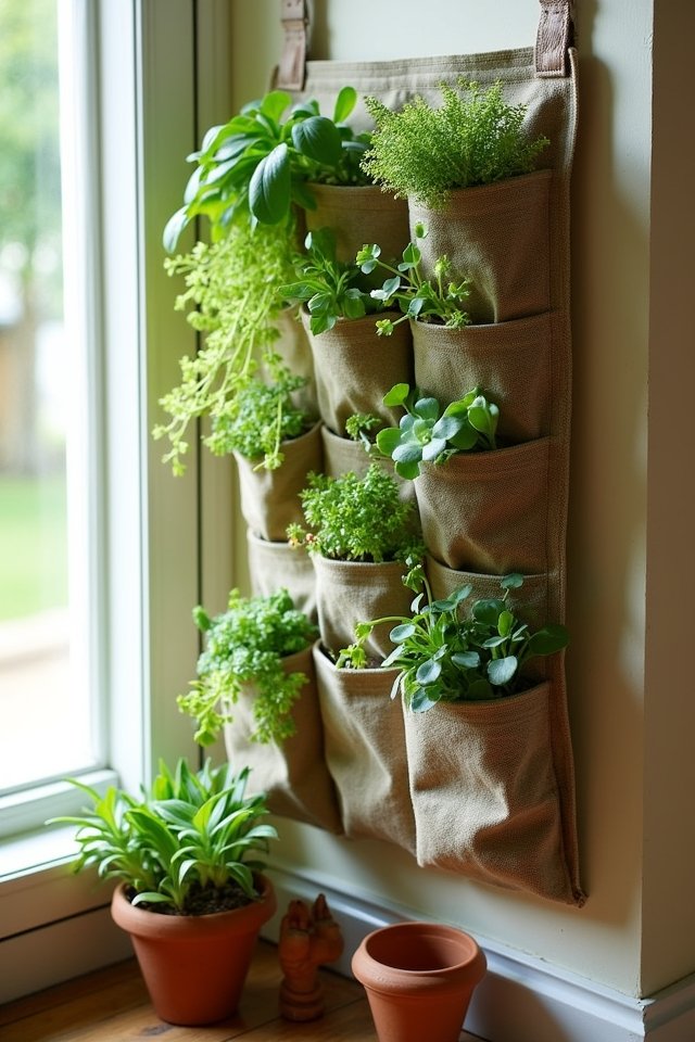 vertical garden shoe planters