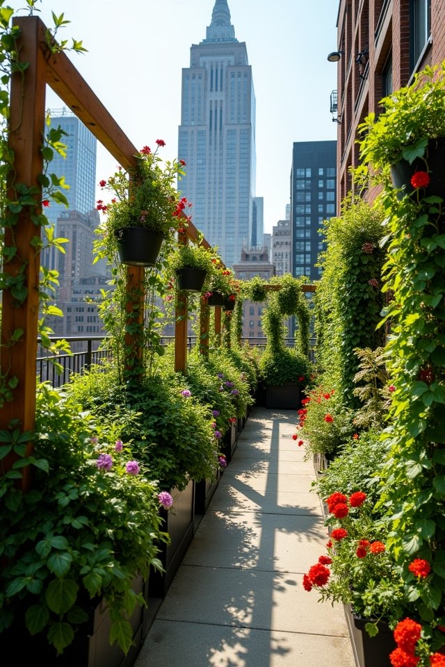 vertical gardening for rooftops