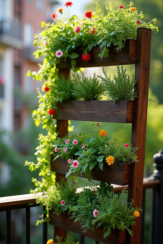 vertical gardening with trellises