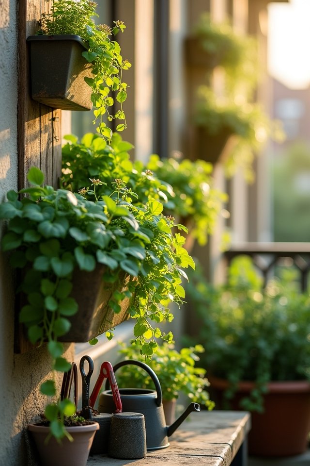 vertical oasis with planters