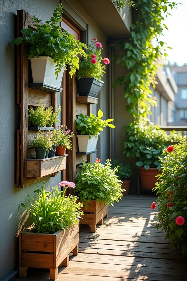 vertical planters for balconies