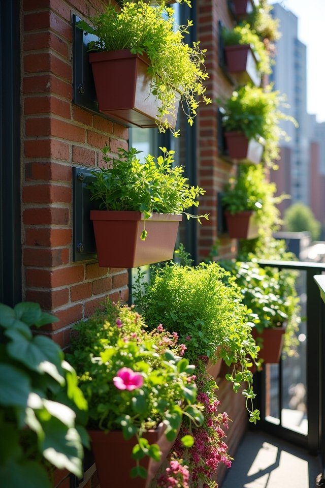 vertical wall mounted planters