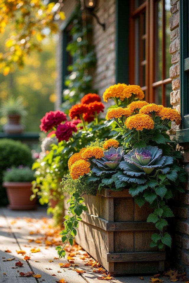 vibrant autumn balcony oasis