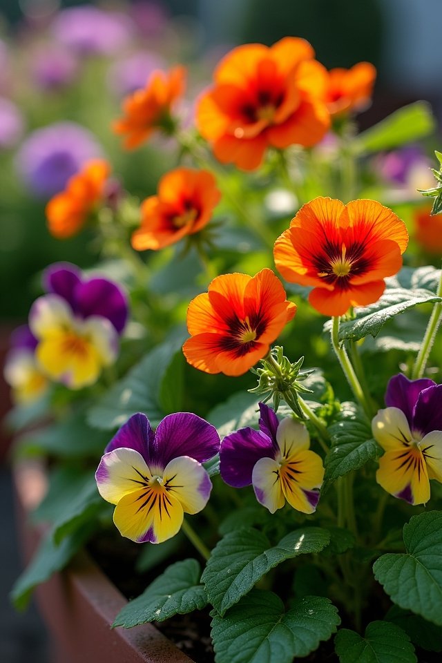 vibrant blooms bold contrast