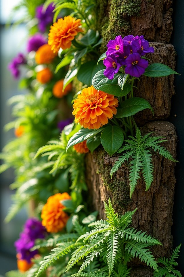 vibrant colors diverse textures