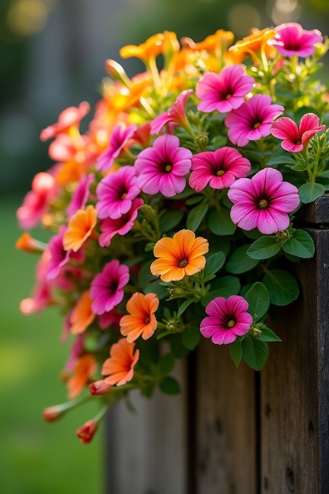 vibrant container garden blooms