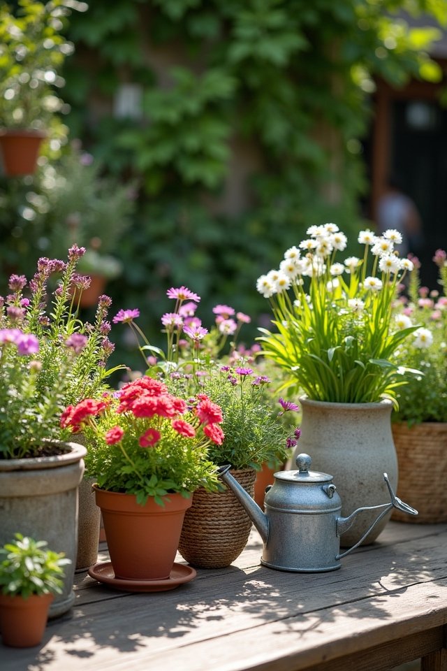 vibrant container garden choices