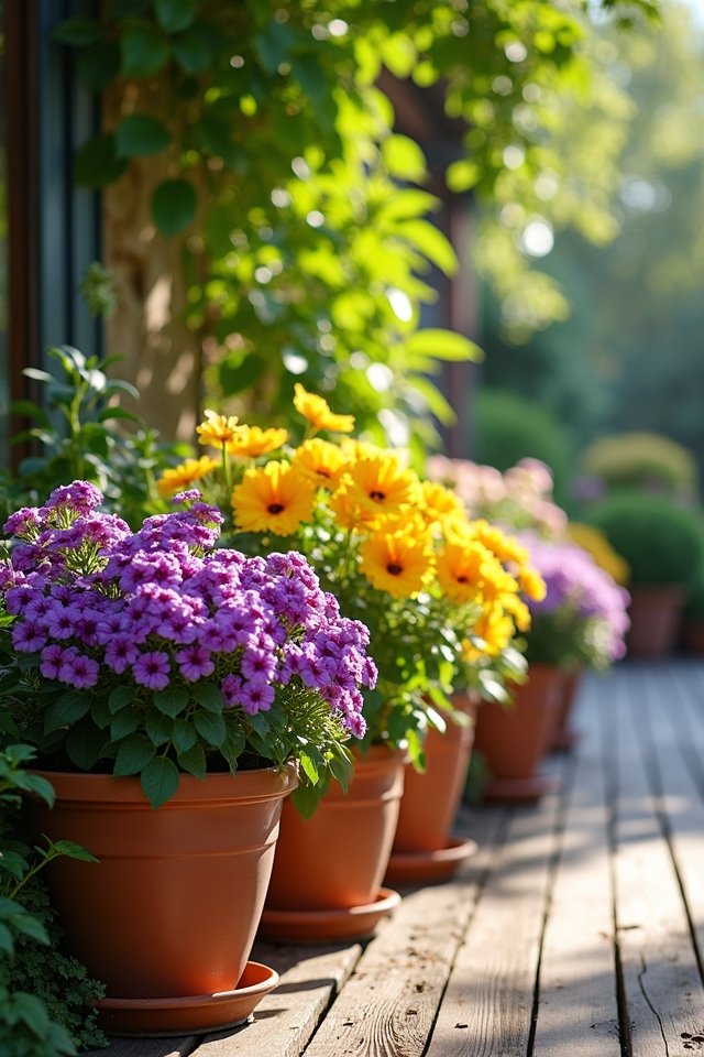 vibrant container gardening creativity