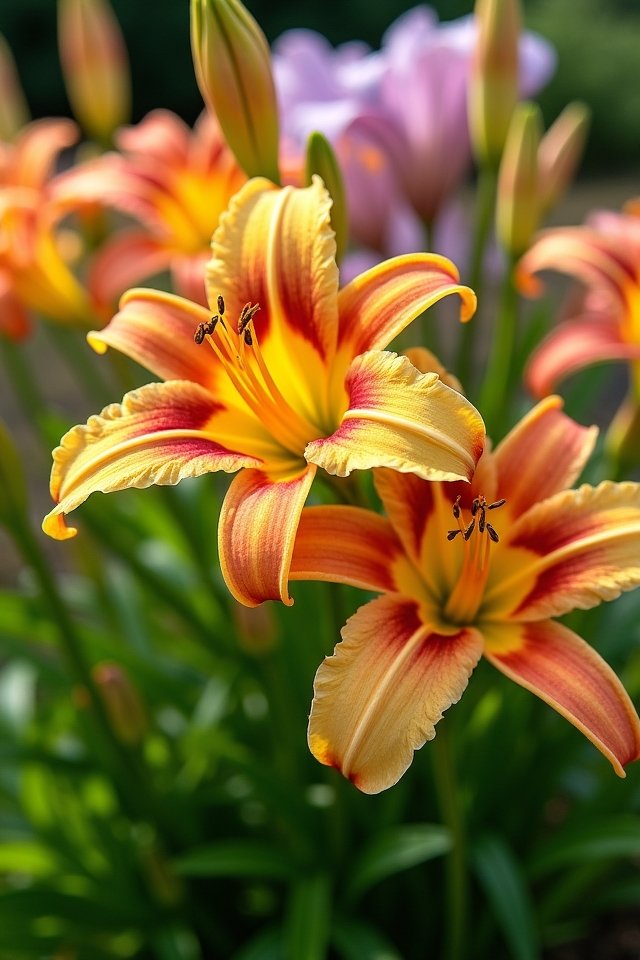 vibrant daylilies easy care