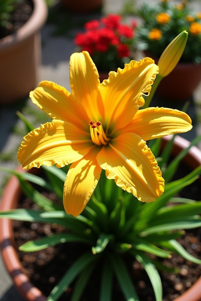 vibrant daylilies for containers