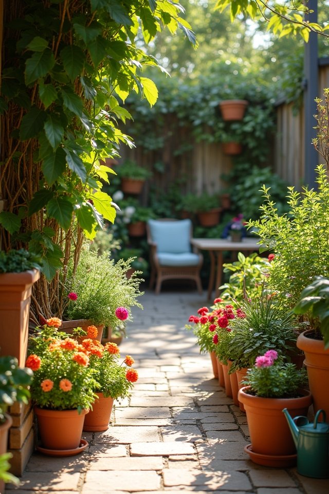 vibrant diverse plant selection