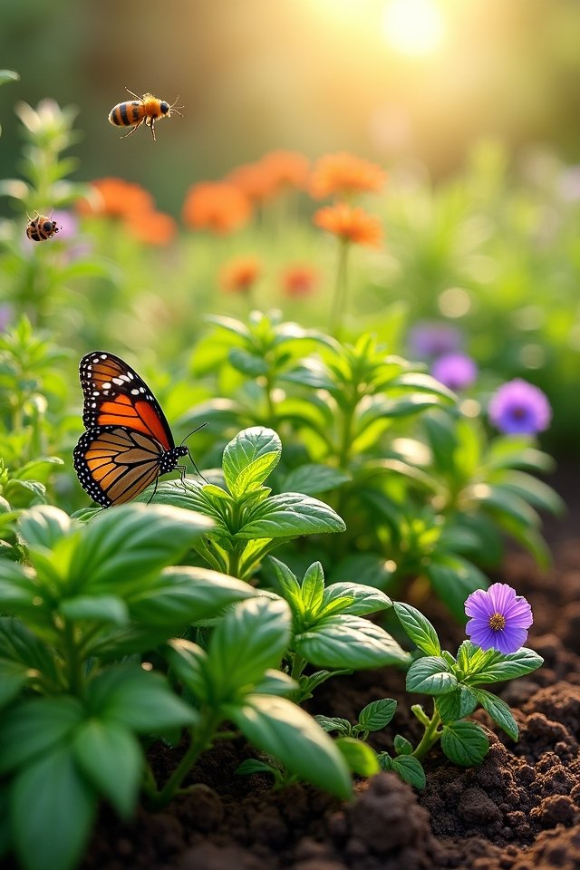 vibrant ecosystem through companion planting
