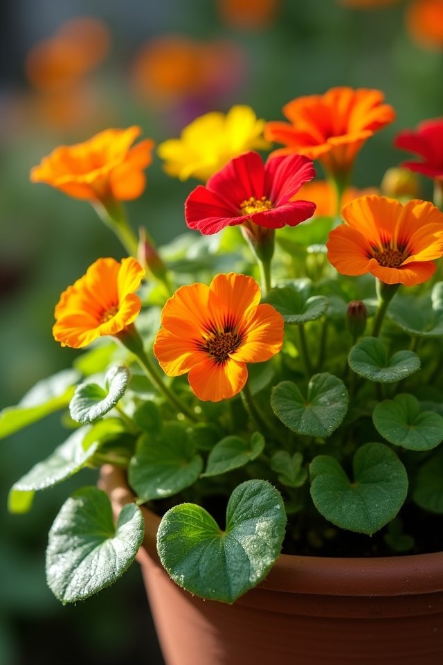 vibrant edible low maintenance flowers