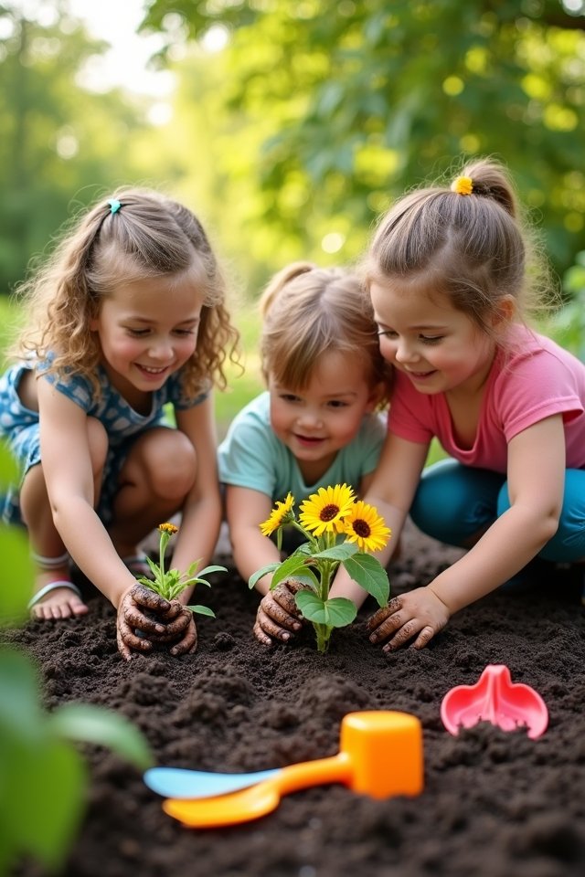 vibrant edible sensory plants