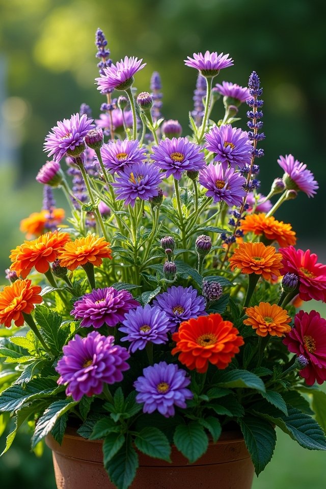 vibrant floral color combinations