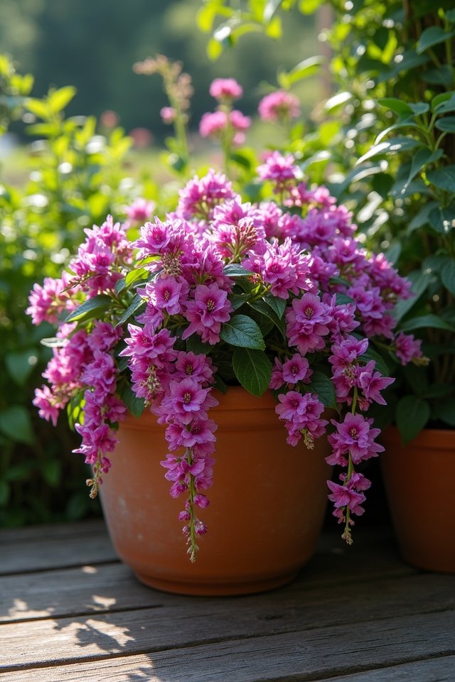 vibrant fuchsia garden charm