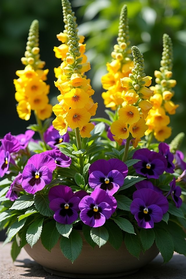 vibrant garden color combination