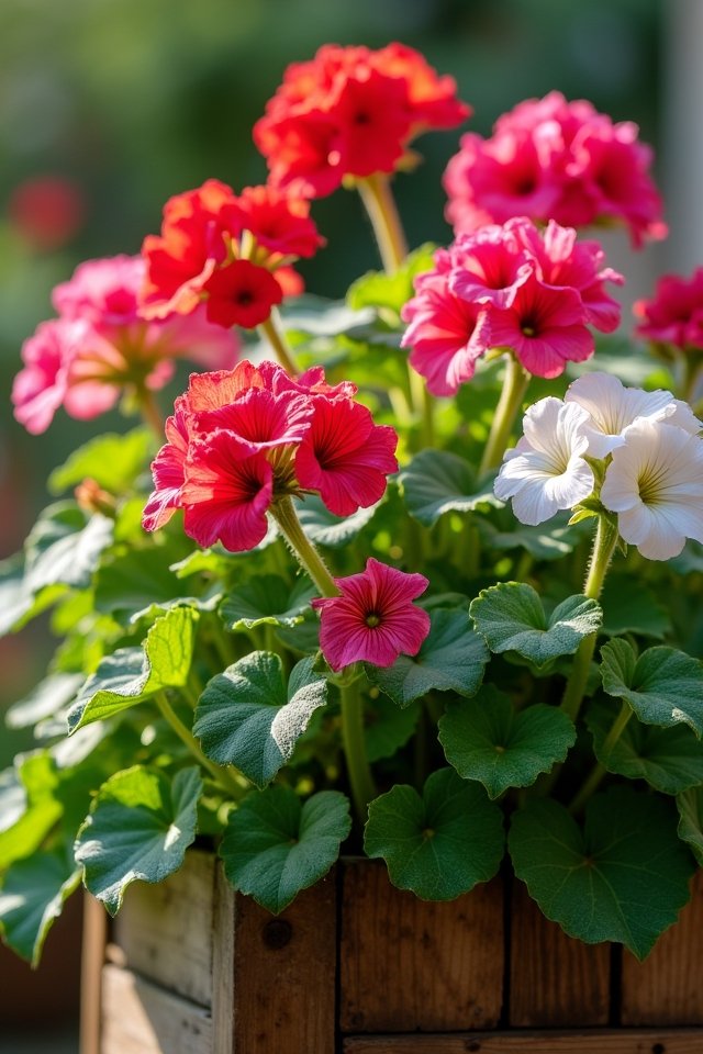 vibrant geraniums elevate gardens