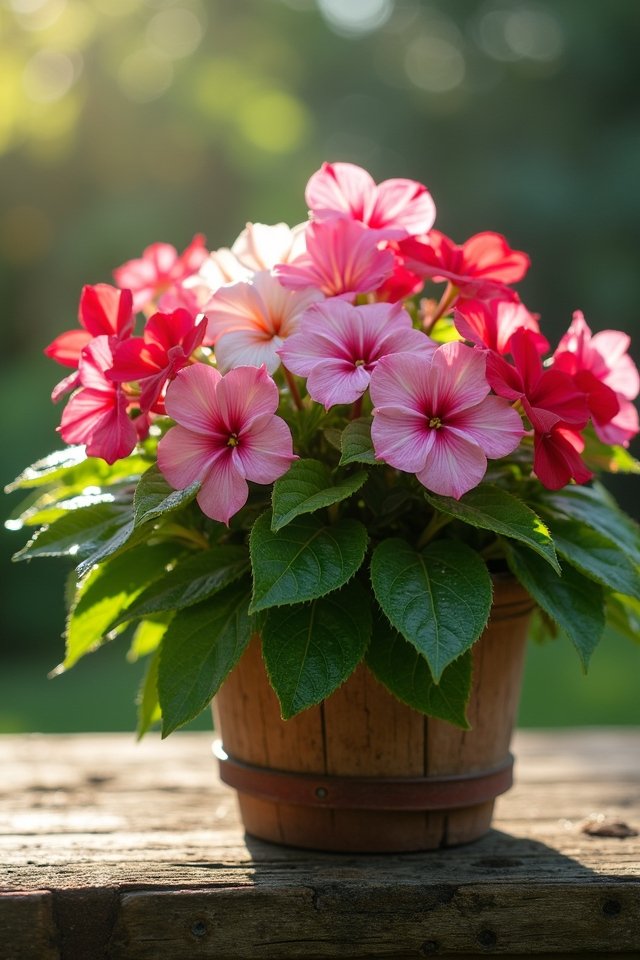 vibrant impatiens for beginners