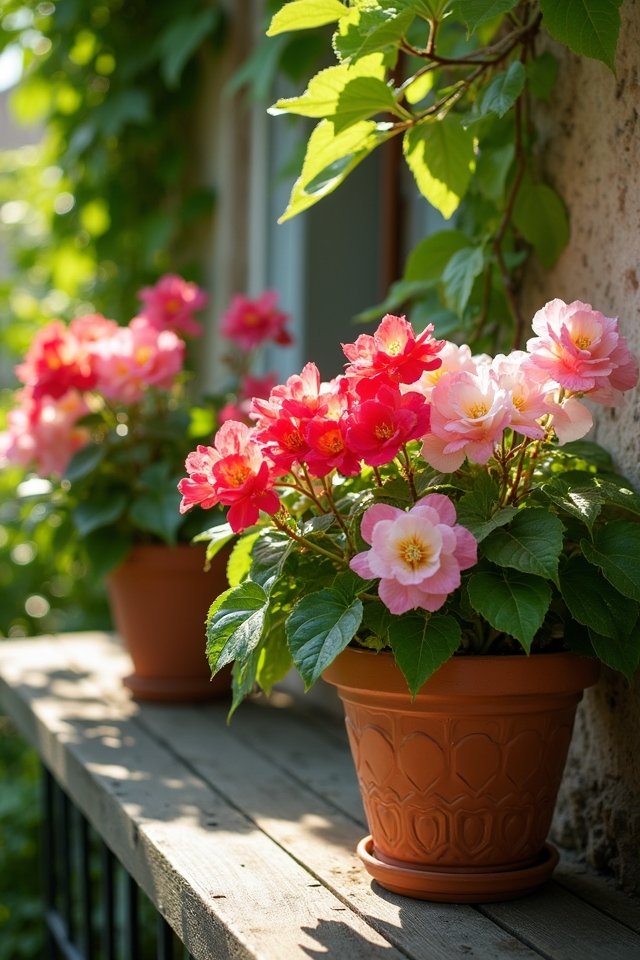 vibrant low maintenance balcony blooms