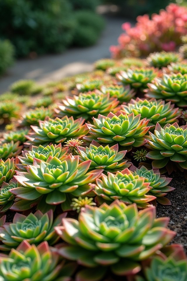 vibrant low maintenance succulents