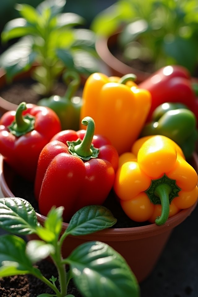 vibrant peppers easy gardening
