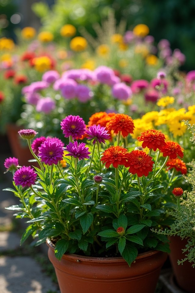 vibrant perennial flower combinations