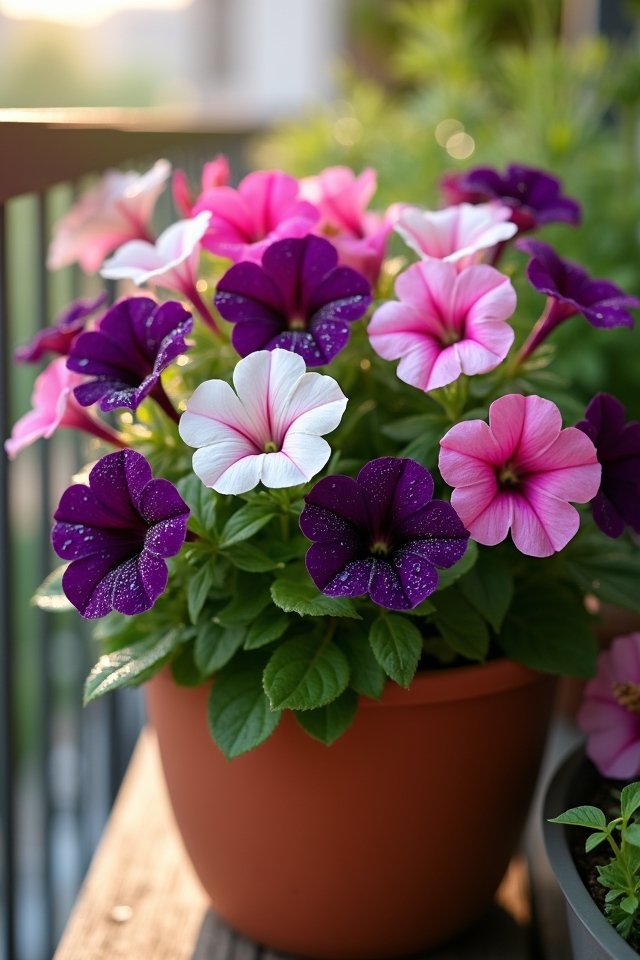 vibrant petunias for joy