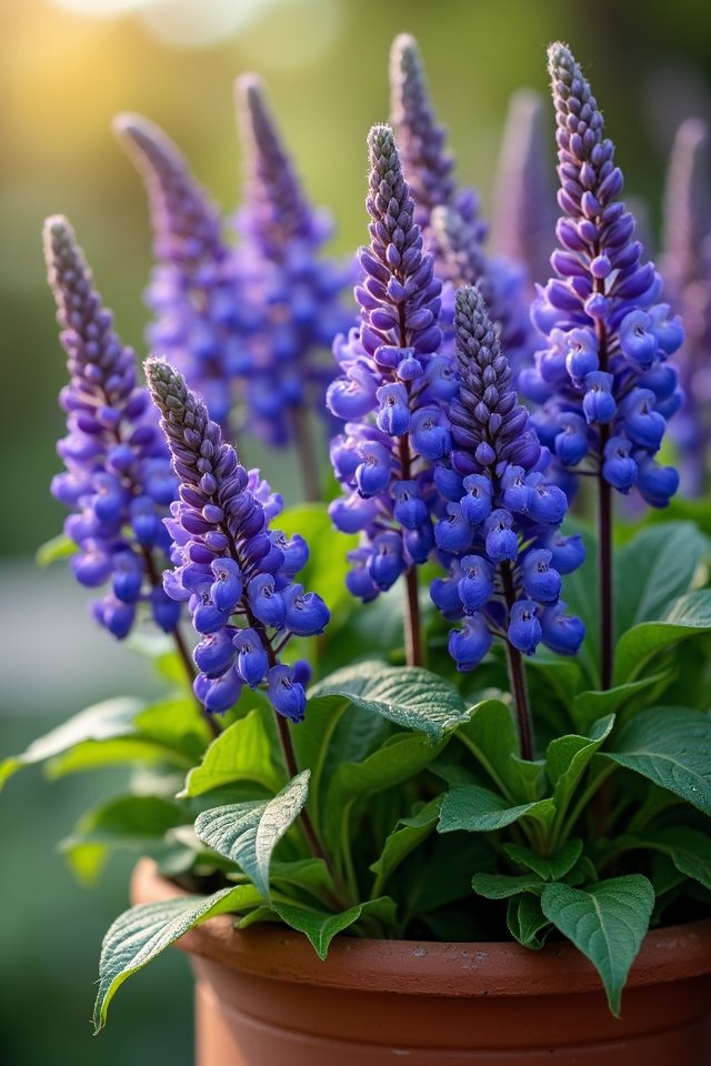 vibrant salvia for containers