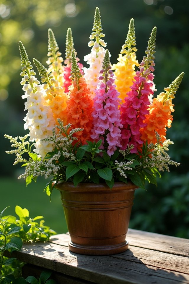 vibrant snapdragons for gardens