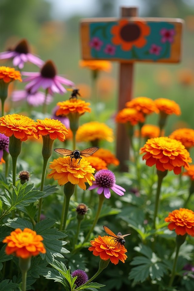 vibrant wildlife friendly garden plants