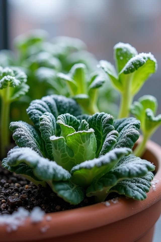 vibrant winter greens gardening