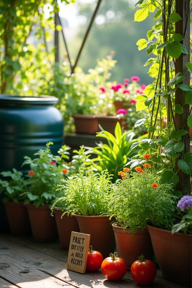 water saving gardening techniques