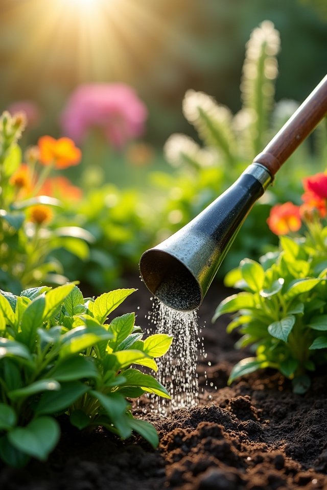 water saving gardening techniques