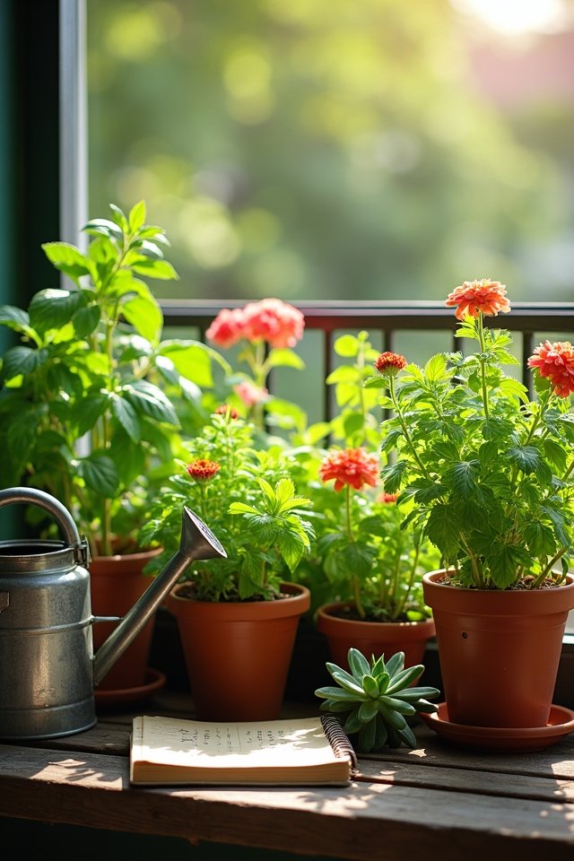 watering balcony garden tips