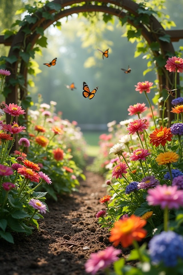 welcome pollinators to garden