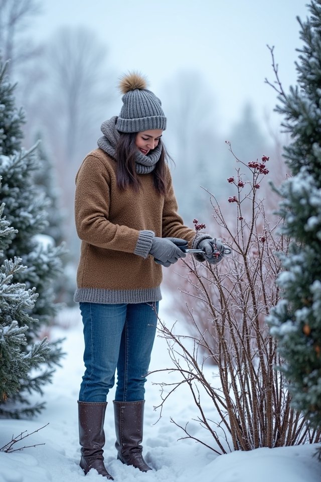winter garden pruning tasks